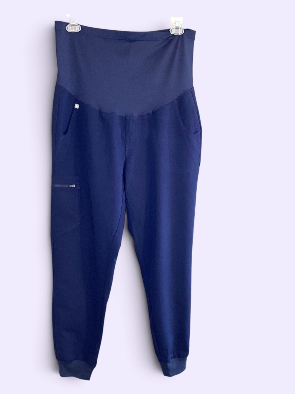 Figs Zamora Navy (#2257) Maternity Joggers Size L